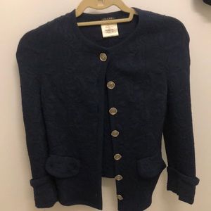 Chanel blazer with silver buttons